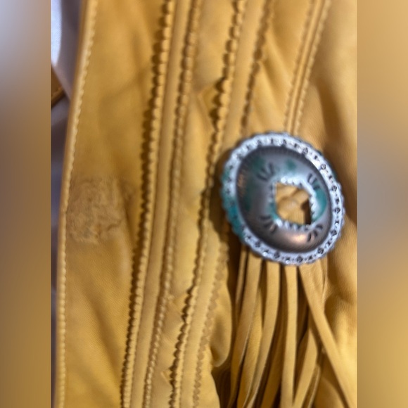 Vintage Leather Fringe Jacket - Picture 9 of 10